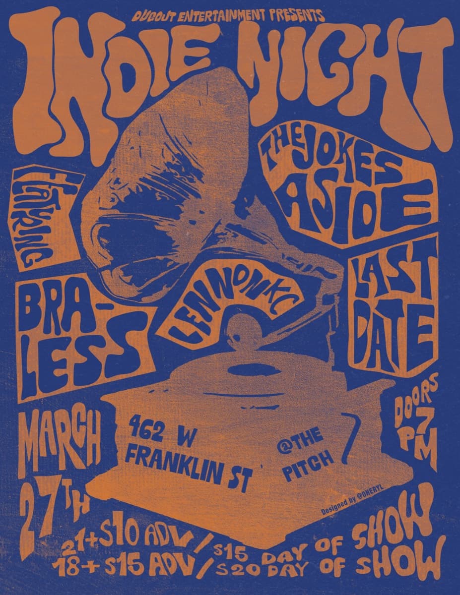 Indie Night — The Jokes Aside, Chinquapin & Last Date